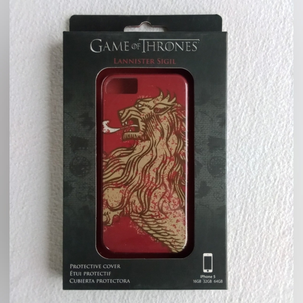 NEW] Game Of Thrones iPhone 5 Gear4 Protective Cover with Lannister Sigil